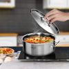 3.7 gal Top Grade Thick Stainless Steel Stock Pot 18/10