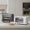 4 Slice Countertop Toaster Oven with 3 Settings, Includes Baking Rack and Pan, Black, New