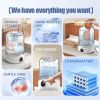 Portable Washing Machine, Compact Mini Washing Machine for Delicates & light garments, Cordless Portable Washer, 1.4L White Mini Washer