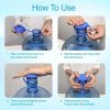 Professional Water Cooler Cap Set - 3-Piece Leakproof Replacement Lids for 3/5 Gallon Jugs (Fits Most 55mm Bottle Necks)