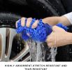 Microfiber Car Wash Sponge, Scratch-Free Vehicle Washing Mitt with Chenille & Mesh Sides