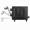4 Slice Countertop Toaster Oven with 3 Settings, Includes Baking Rack and Pan, Black, New