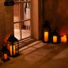 4"x10" Large Solar Candles Outdoor Waterproof, Dusk to Dawn, Solar Powered Flameless Candles for Outdoor, Lanterns, Set of 4