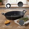 Kitchen Multi-usage Cast Iron Pot with Tray for Stews