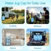 Professional Water Cooler Cap Set - 3-Piece Leakproof Replacement Lids for 3/5 Gallon Jugs (Fits Most 55mm Bottle Necks)