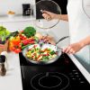 9.4 in Stainless Steel Fry Pan – Top Grade, Induction Compatible Frying Pan Skillet