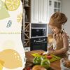 Complete Youngsters Cooking Set - Real Cooking Tools, Safety Knives, and Playful Accessories for Youngsters Aged 4-8, Including Spatula, Ladle, Whisk