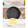 19 Piece Pots and Pans Set, Granite Nonstick Cookware Set, Induction Cookwares, Kitchen RV Cooking Sets with Frying, Sauce, Saute, Tempered Glass Lids