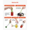 Canning Supplies Starter Kit, 11 Pieces Stainless Steel Water Bath Canning Kit for Beginners, Canning Tools Set: Pot, Rack, Lid, Ladle, Funnel, Tongs
