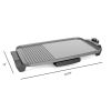 Plus 12"x20" Electric Ceramic Griddle, Nonstick, 1500 Watts, Temperature Control