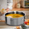 6.1 Gallon Top Grade Thick Stainless Steel Stock Pot 18/10