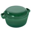 Multi-usage Cast Iron Dutch Oven for Stews/Braising