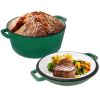 Multi-usage Cast Iron Dutch Oven for Stews/Braising