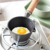 Wooden Handle Cast Iron Pot Household Omelette Pan