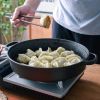 Cast Iron Cooking Pot for Restaurant Kitchen Skillet Camping Cooker